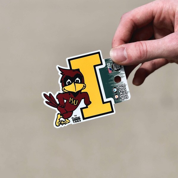 Leaning Cy Rugged Sticker (3"x3")